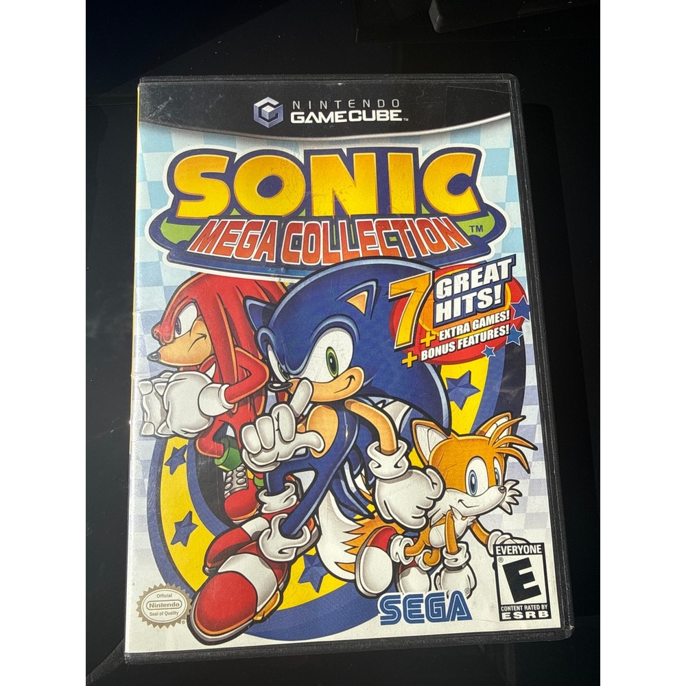 Sonic Mega Collection Nintendo GameCube SEGA GC Retro Video Game with Manual‎